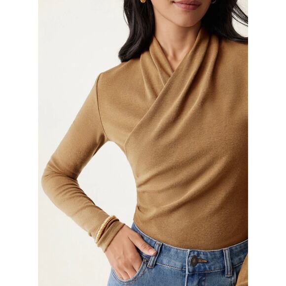 OGL Surplice Long Sleeve Top NWT SIZE XS - Picture 5 of 6